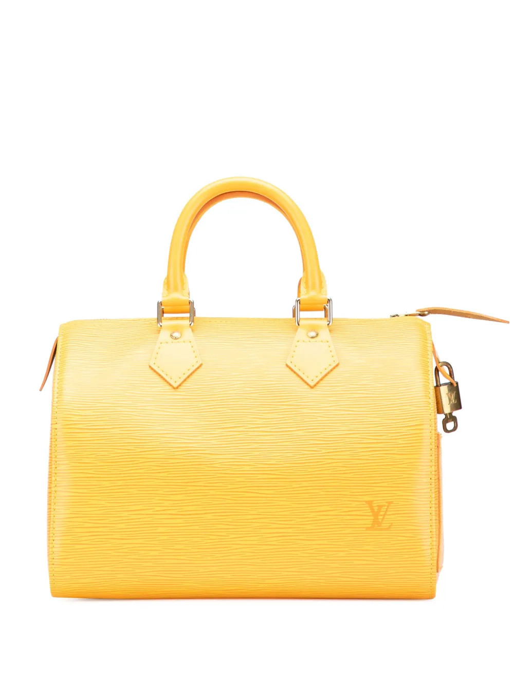 Louis Vuitton Pre-Owned 1996 Epi Speedy 25 boston bag - Yellow | Farfetch Global