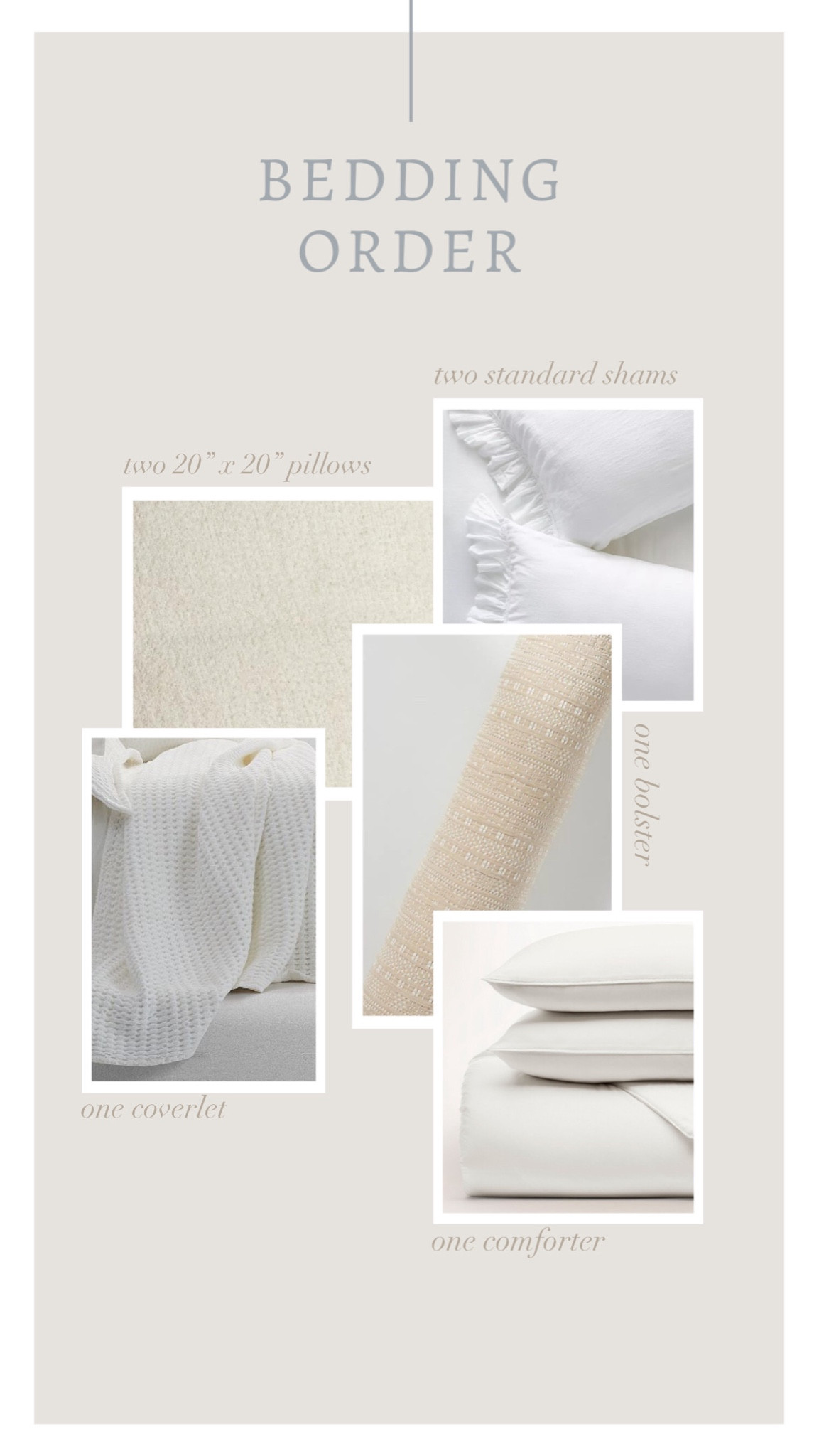 bedding order // #designbykaratheresa

#LTKStyleTip #LTKHome