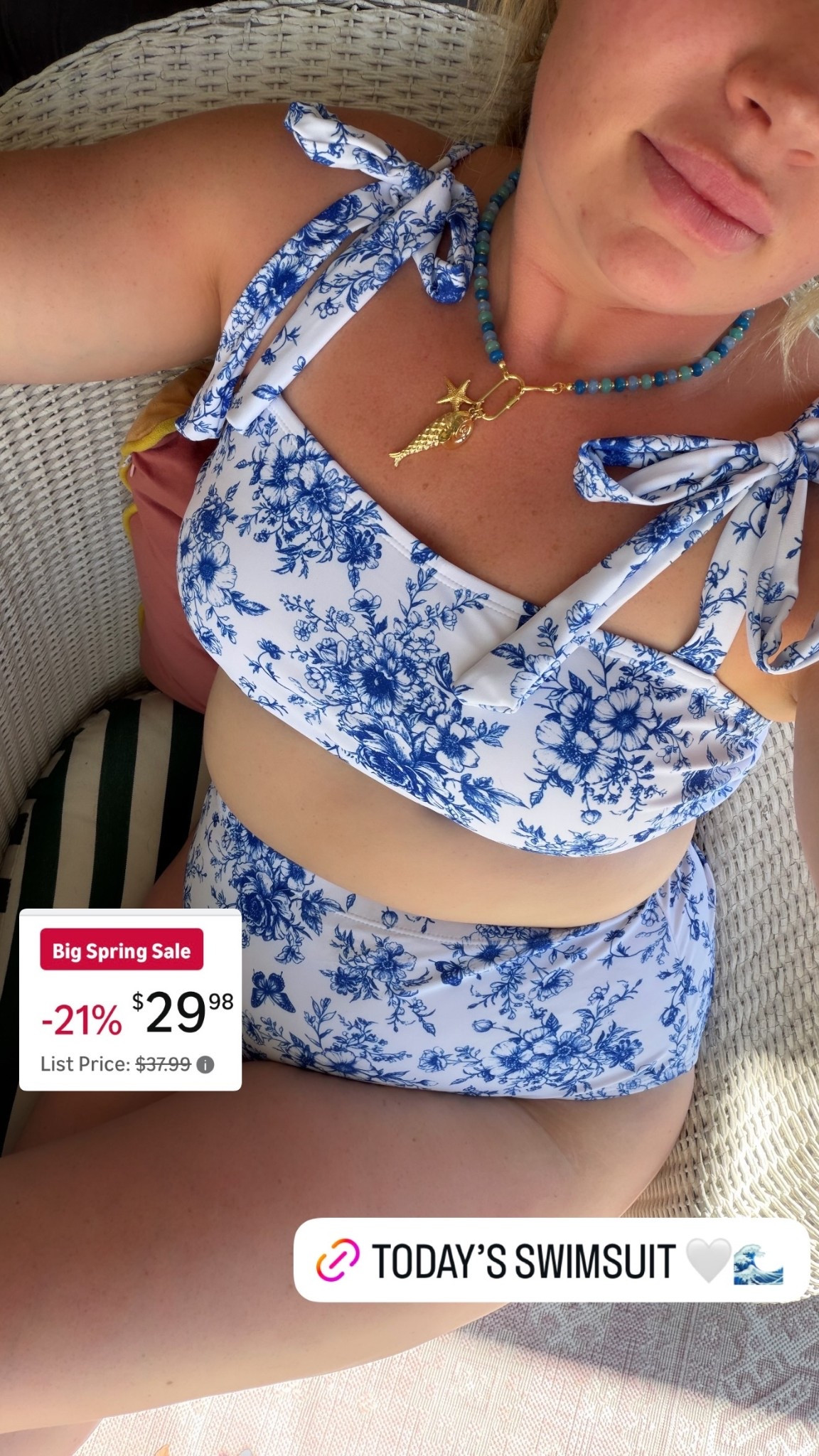 My cute floral swimsuit from today is on deal!!

#LTKMidsize #LTKSwim #LTKSaleAlert