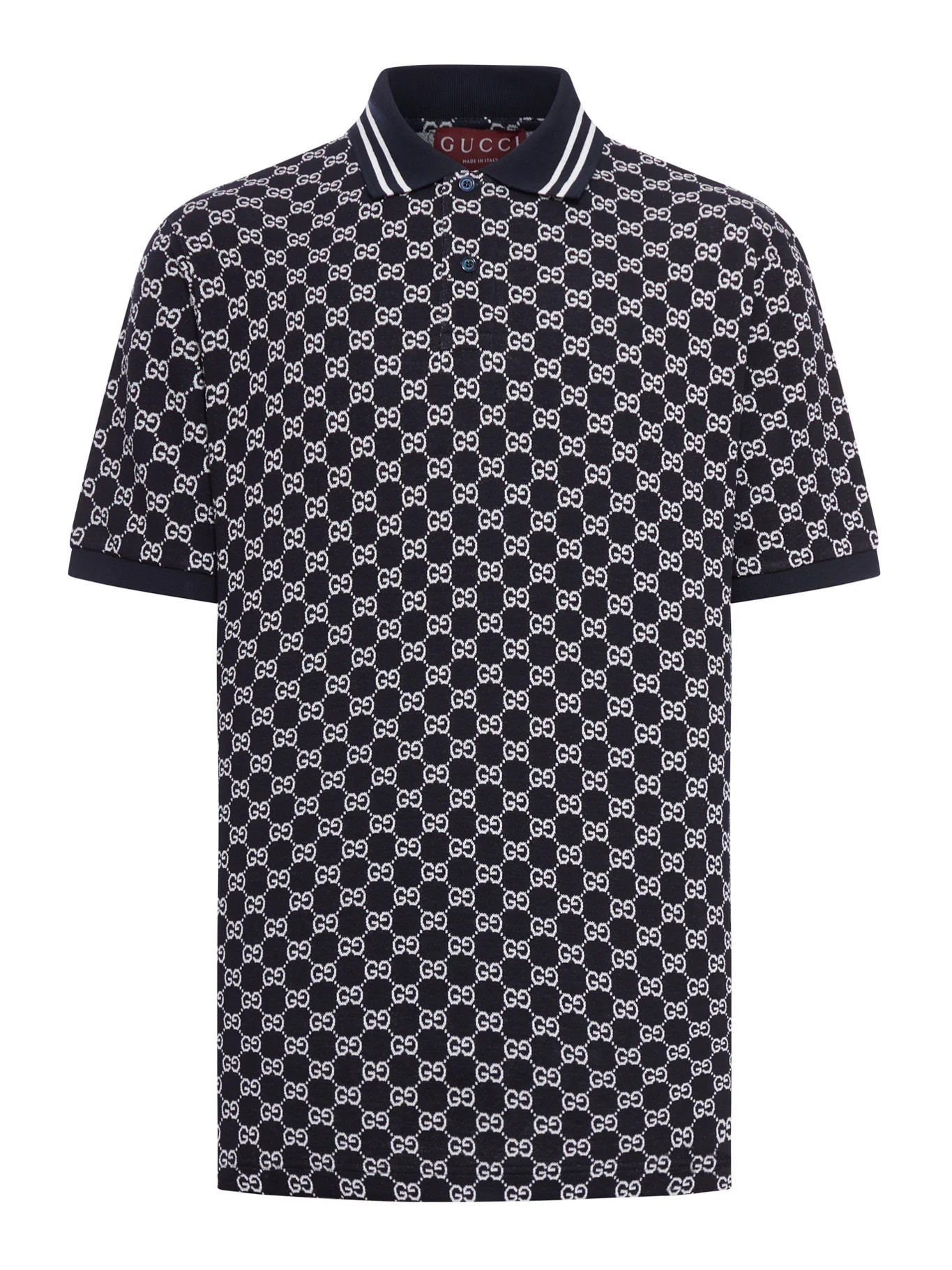GG JACQUARD COTTON PIQUET POLO - Gucci - Man | Suitnegozi INT