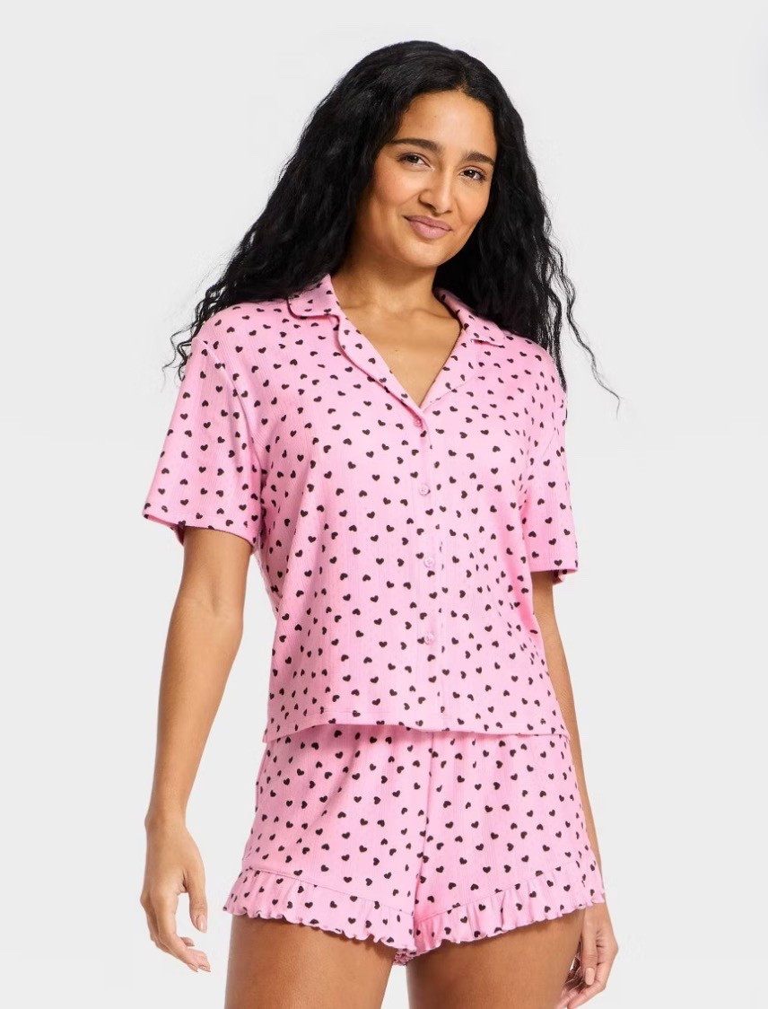 These are the softest pajamas I have ever put on! On sale right now, many other colors/designs. I would say size down! 

#LTKmomlife #LTKSaleAlert #LTKValentine