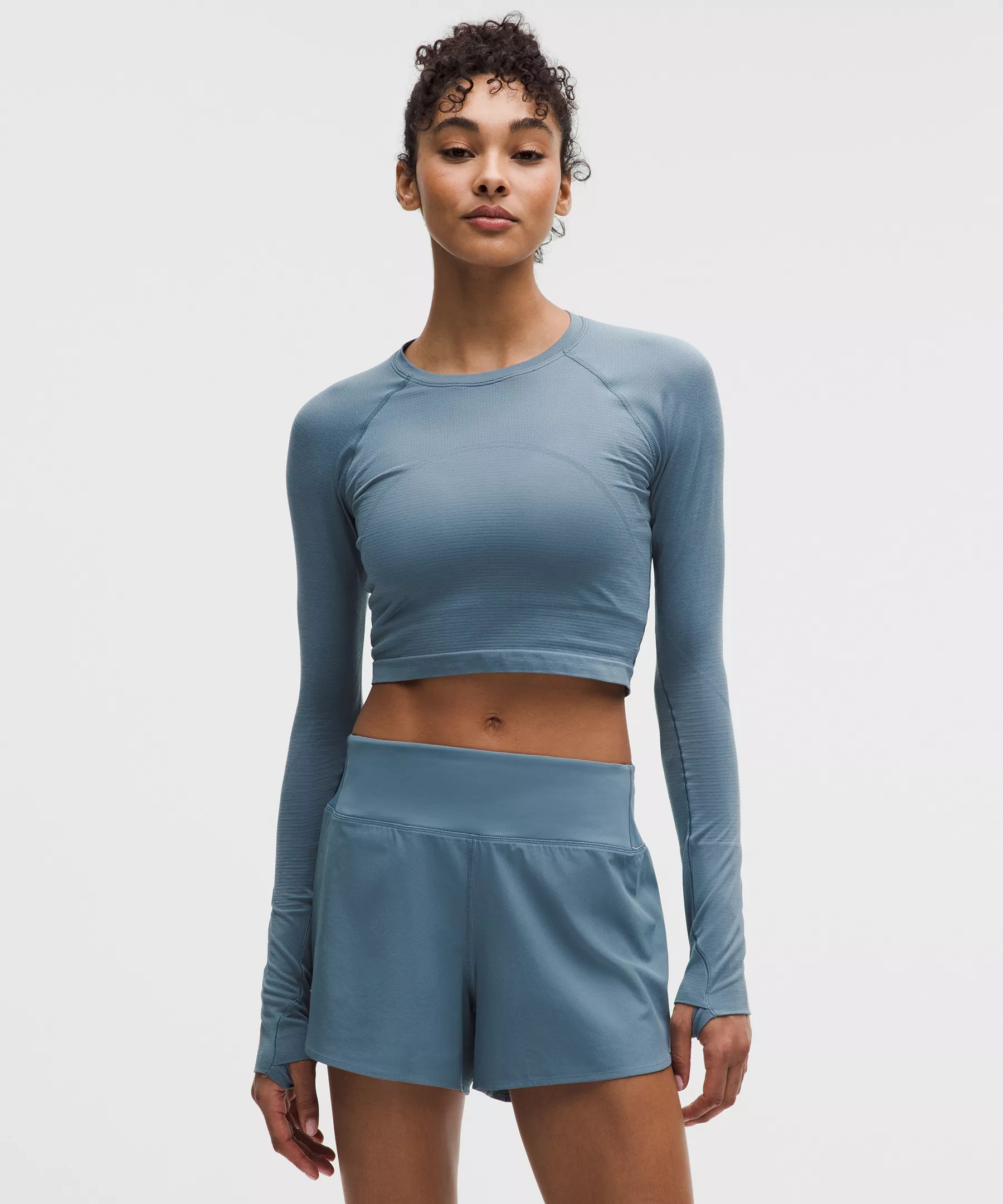 Swiftly Tech Cropped Long-Sleeve Shirt 2.0 | Lululemon (US)