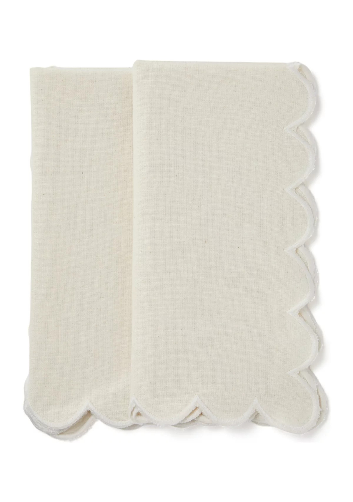 Set of 2 Scalloped Napkins | Belk
