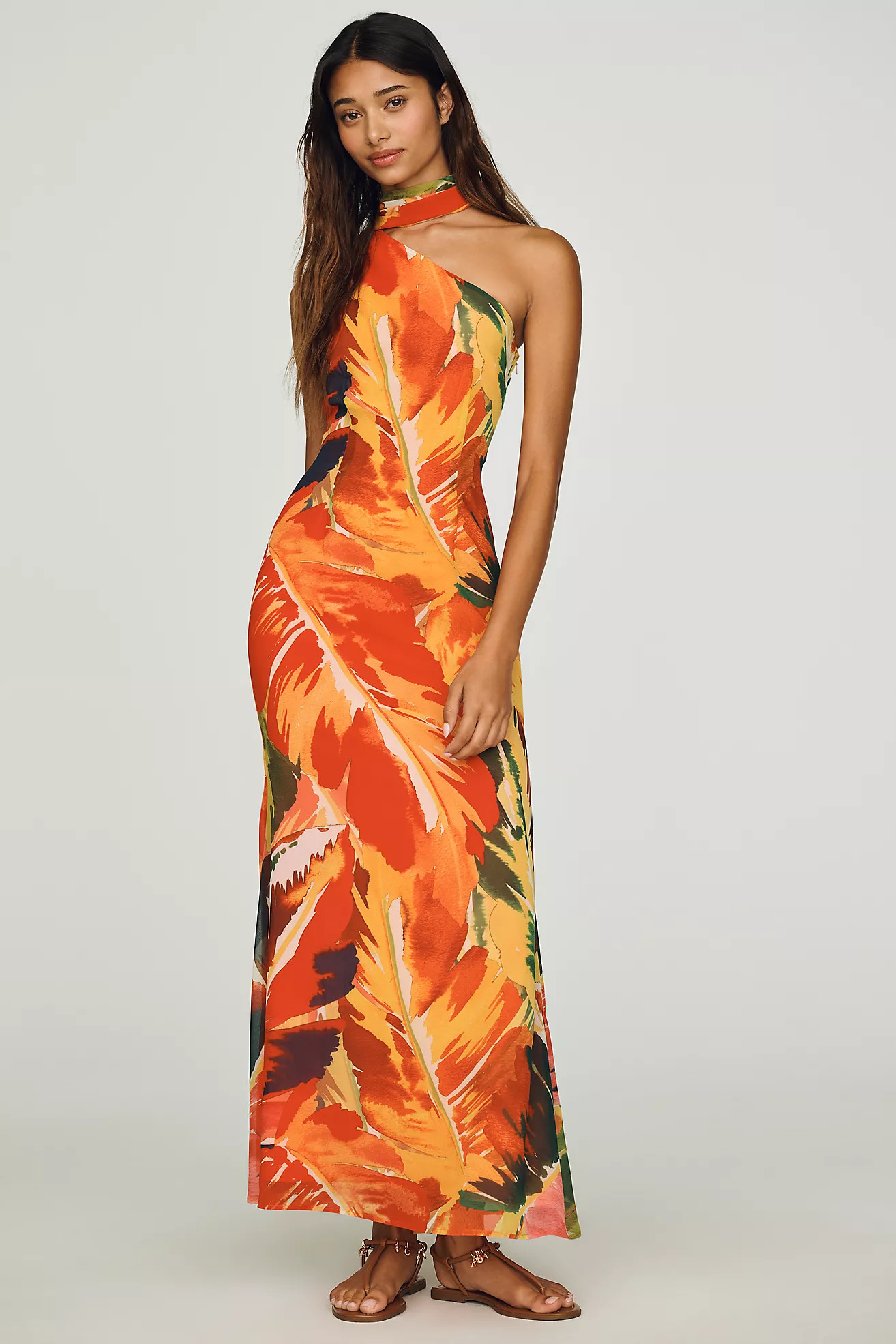 Hutch Sarita One-Shoulder Maxi Dress | Anthropologie (US)