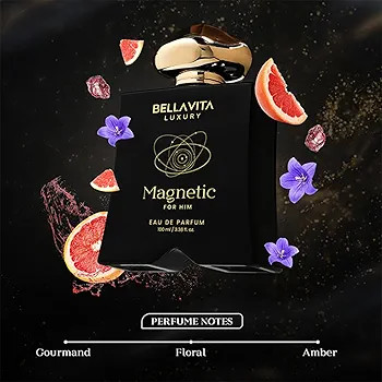 BELLAVITA Luxury Mood Collection MAGNETIC Perfume for Men 100ml | Pheromone Inspired Technology L... | Amazon (US)