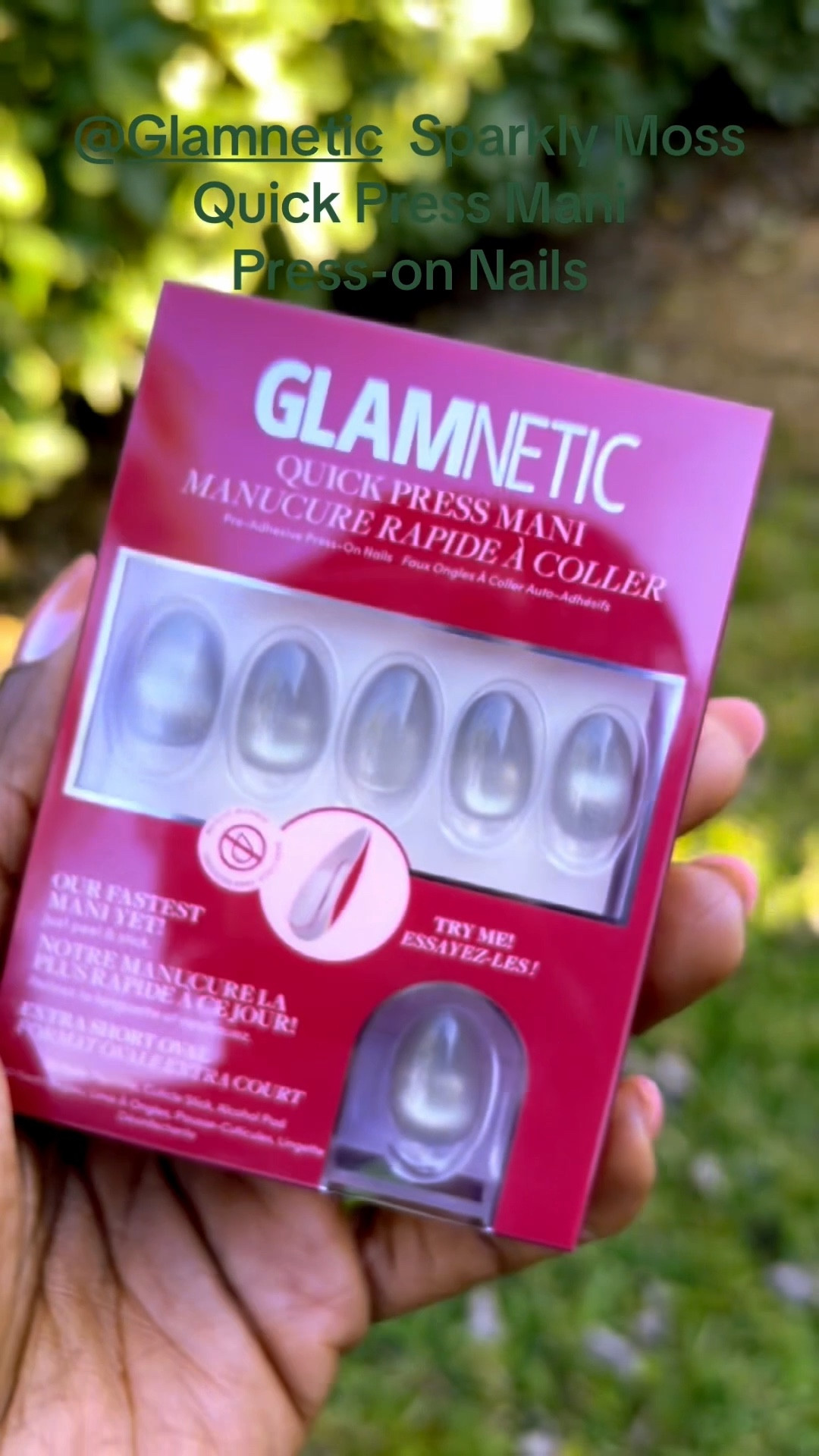 Spring greens are having a moment 💚✨ These Sparkly Moss Glamnetic Quick Press Manis have the prettiest mossy green sparkle with a subtle cat-eye shift that catches the light from every angle. Just peel, press, and you’ve got a salon-worthy mani in minute, no glue, no dry time, and up to 5 days of wear. The perfect pop of green for spring!


#glamnetic
#pressonnails
#springnails
#quickpressmani

#LTKBeauty #LTKselfcare #LTKOver40