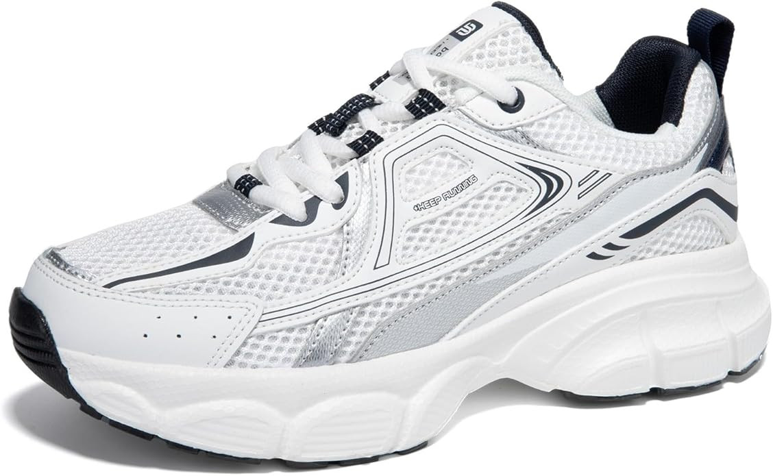 BAASPLOA Women's Chunky Fashion Sneakers Casual Sports Shoes Mesh Breathable Athletic Gym Workout... | Amazon (US)