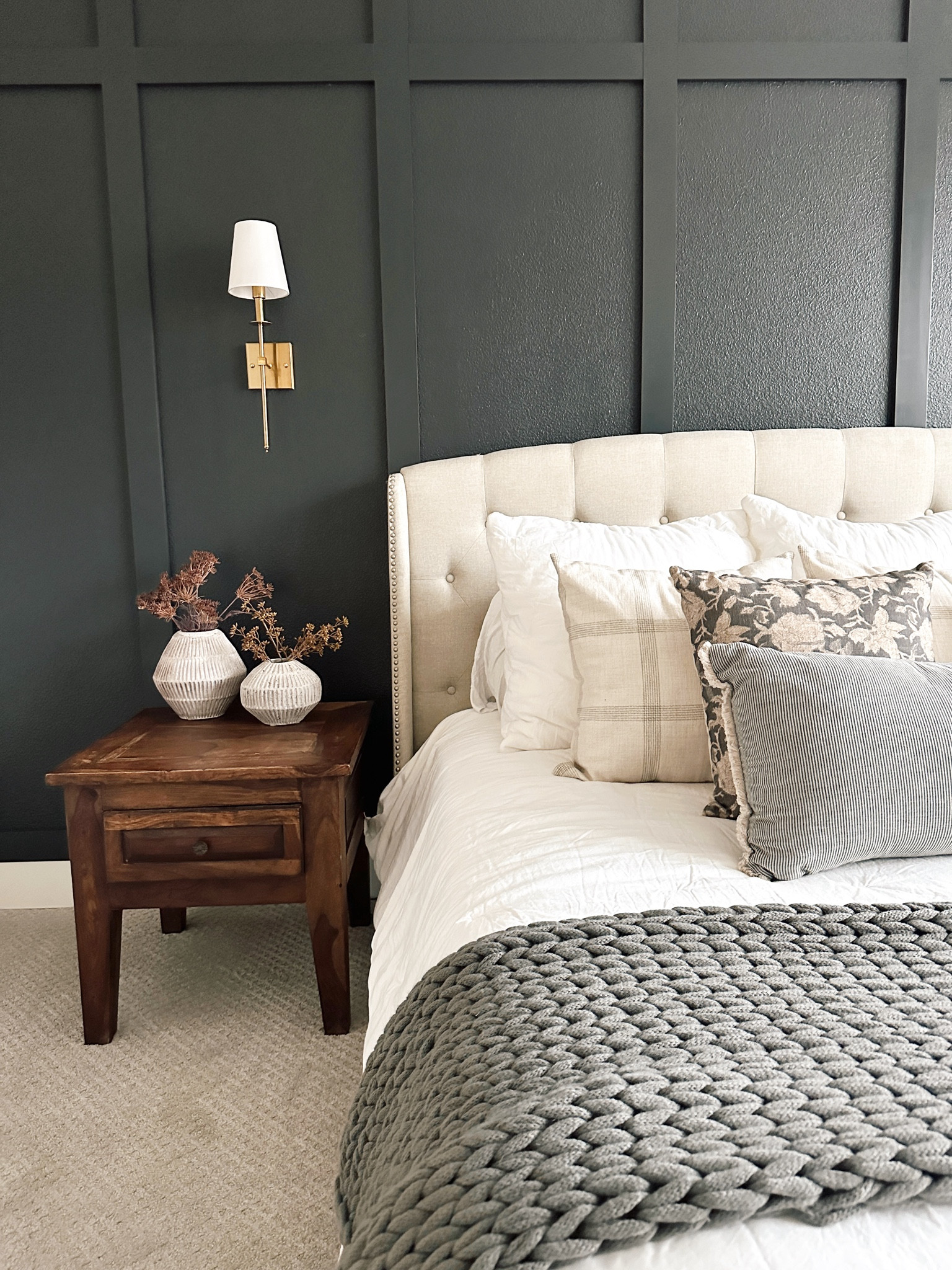 Easily still one of my most favorite areas I’ve designed! 

Moody bedroom. Organic modern bedroom. Bedding. Pottery barn home. Pottery barn bedding. Target home. 

#LTKItBag #LTKHome #LTKStyleTip