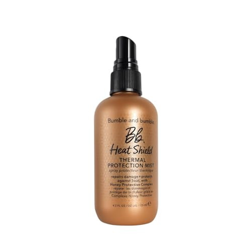 Bumble and bumble. Heat Shield Thermal Protection Hair Mist | Frizz Control, Damage Repair, Heat Protection Spray, Color Safe | Curly, Wavy, Straight, 4.2 Fl Oz | Amazon (US)