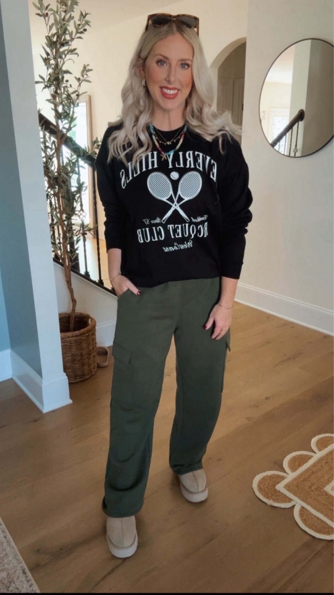 Walmart outfit, graphic sweatshirt, cargo sweats

#LTKStyleTip #LTKFindsUnder50