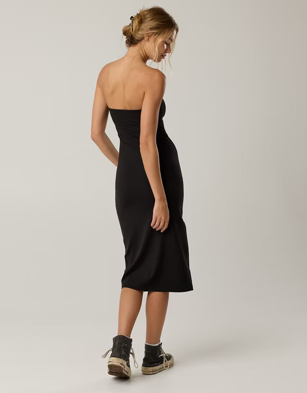 OFFLINE By Aerie Real Me XTRA Night Out Midi Tube Dress | Aerie