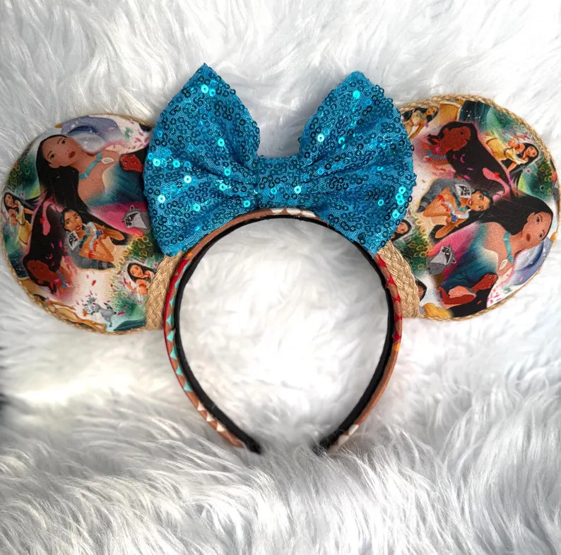 Native Princess Ears headband,Mouse ears headband ,Theme park mouse ears | Etsy (US)