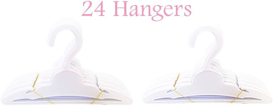 Brittany's 24 Pack White Hangers Fits Girl Doll Clothes- 18 Inch Doll Clothes Hangers | Amazon (US)