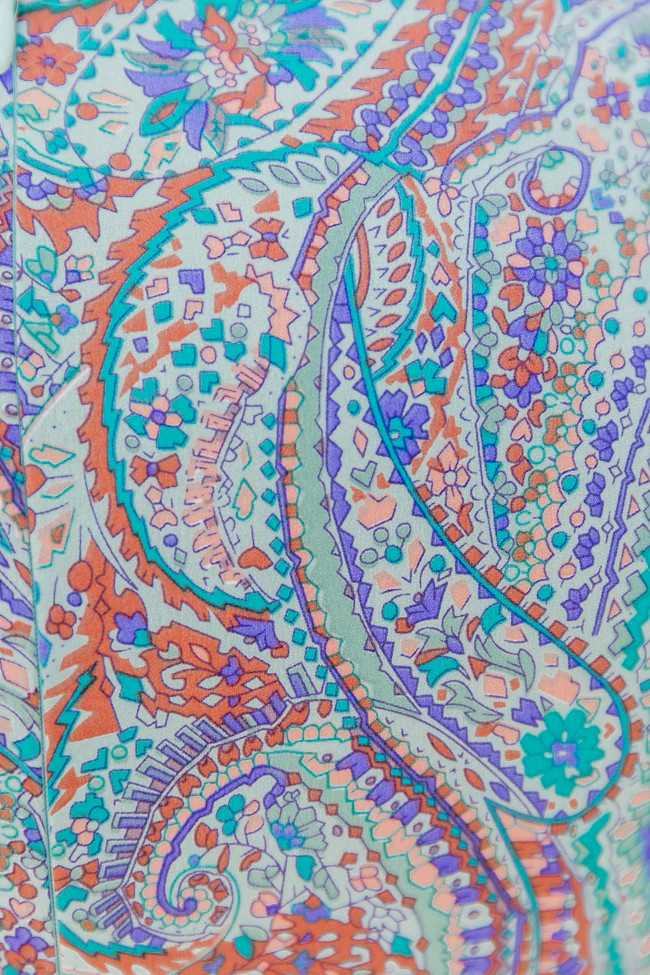 We've Been Here Before Blue Paisley Long Sleeve Maxi Dress FINAL SALE | Pink Lily