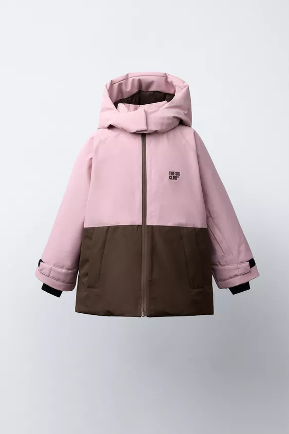 COLOR BLOCK WATERPROOF AND WINDPROOF HOODIE RECCO® SYSTEM SKI COLLECTION | Zara US