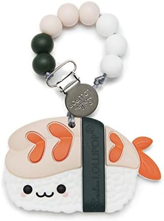 Loulou Lollipop Soft Silicone Teether - Premium Baby Teether Toy with Holder Set Massaging Teether ( | Amazon (US)