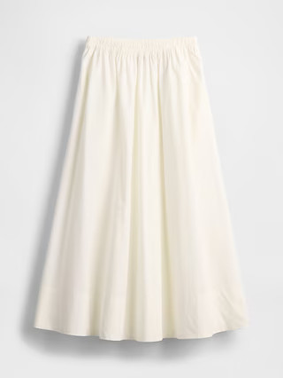 Poplin Maxi Skirt | Gap (US)