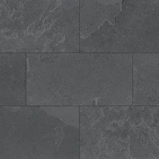 MSI Montauk Black 12 in. x 24 in. Gauged Slate Floor and Wall Tile (10 sq. ft. / Case) SHDMONBLK1... | The Home Depot