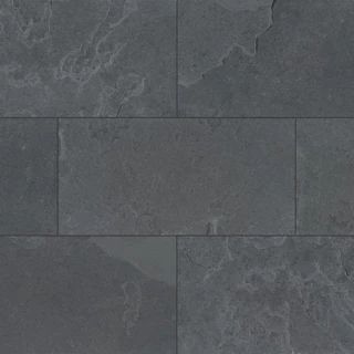 Best SellerMontauk Black 12 in. x 24 in. Gauged Slate Floor and Wall Tile (10 sq. ft. / Case)by M... | The Home Depot