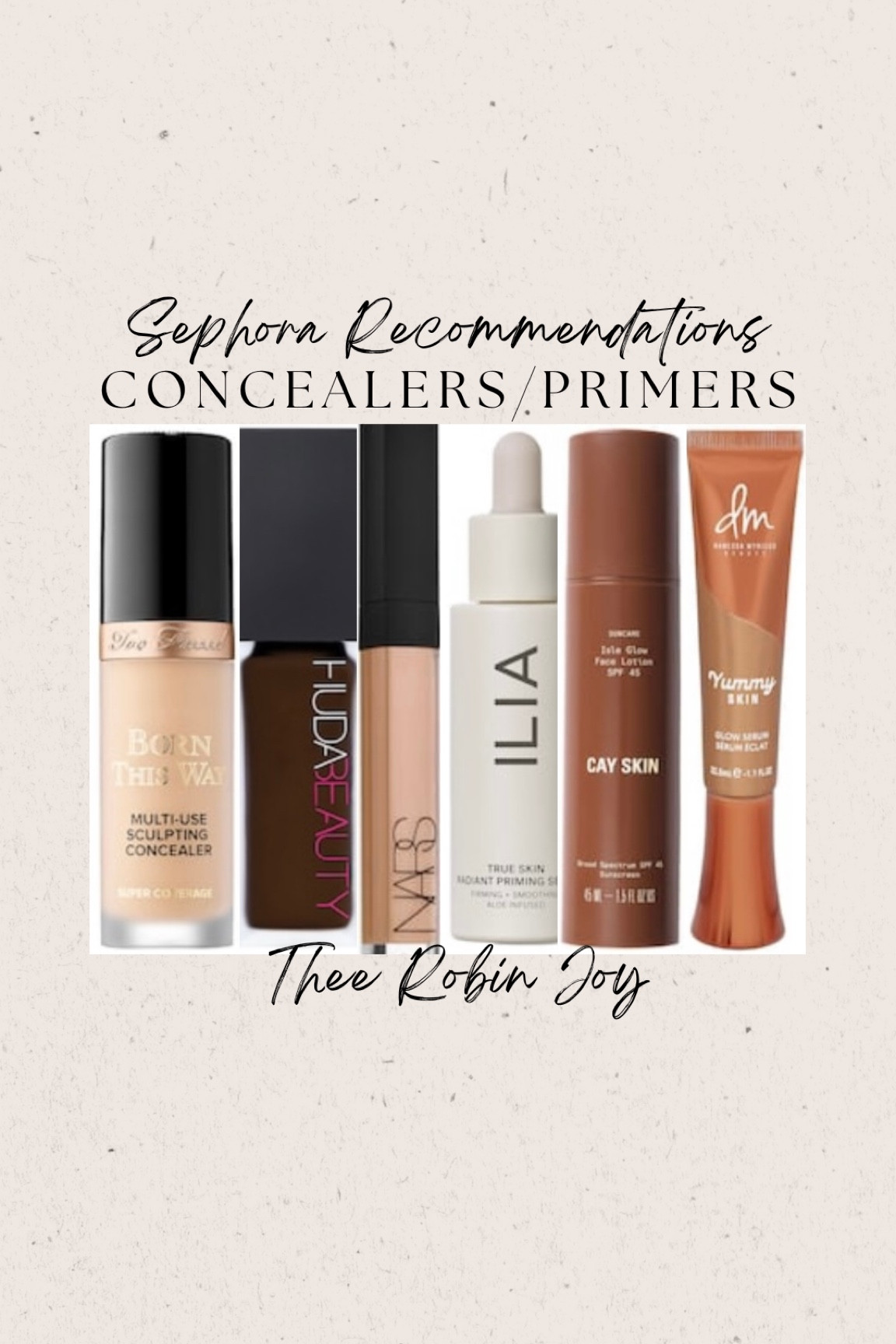 Sephora Recommendations: Concealers & Primers

#LTKGiftGuide #LTKsalealert #LTKbeauty