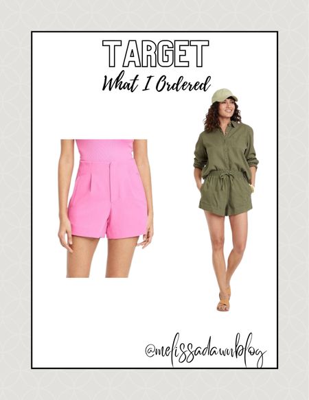Target set, tailored shorts 

#LTKsalealert #LTKunder50 #LTKstyletip