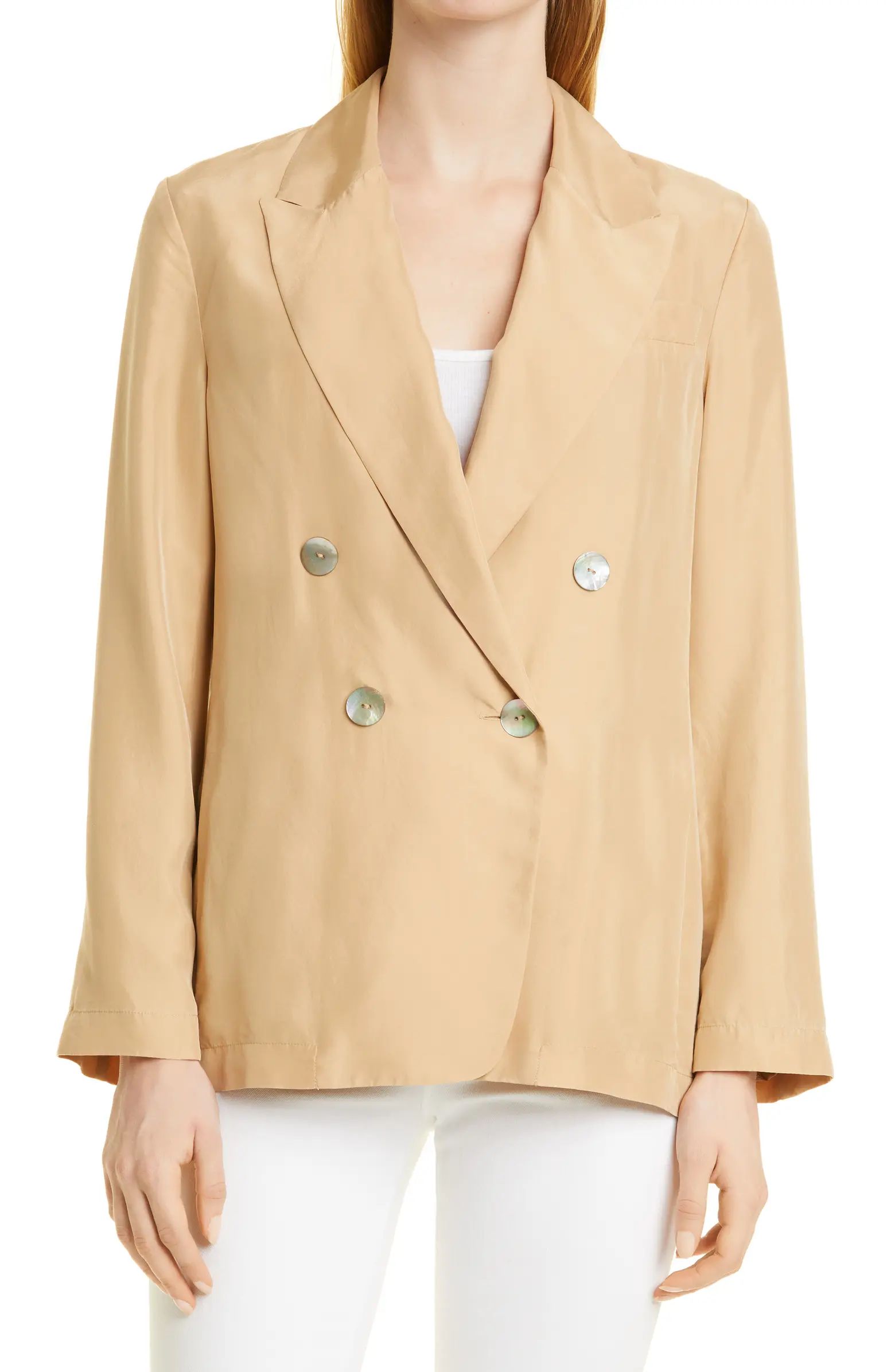 Vince Drapey Silk Blazer | Nordstrom | Nordstrom