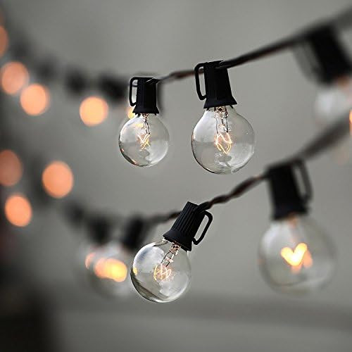 String Lights, Lampat 25Ft G40 Globe String Lights with Bulbs-UL Listd for Indoor/Outdoor Commerc... | Amazon (US)