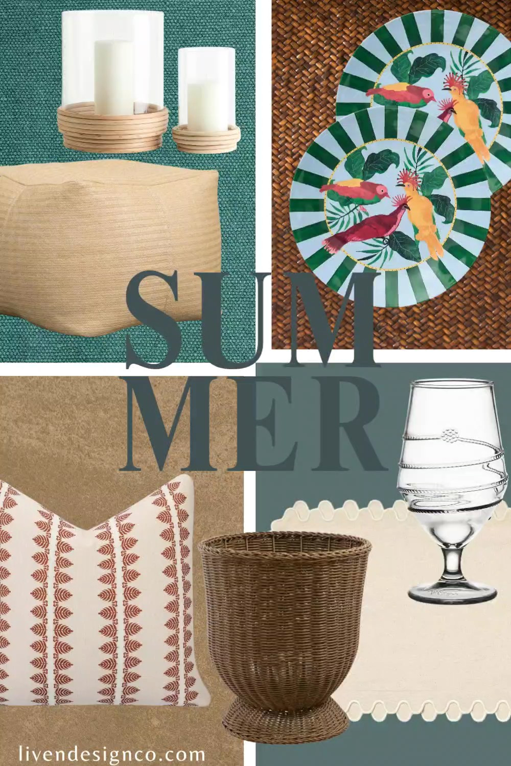 Summer home finds. Patio decor. Outdoor pouf. Outdoor pillows. Melamine plates. Acrylic drinkware. Hurricane candle holders 

#LTKSaleAlert #LTKHome #LTKSeasonal