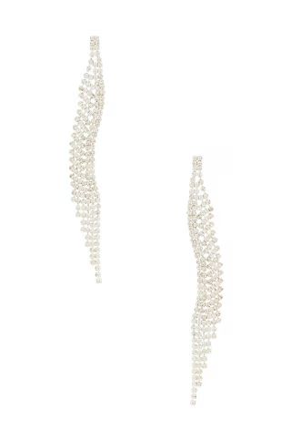 8 Other Reasons Curved Dangle Earring in Silver from Revolve.com | Revolve Clothing (Global)