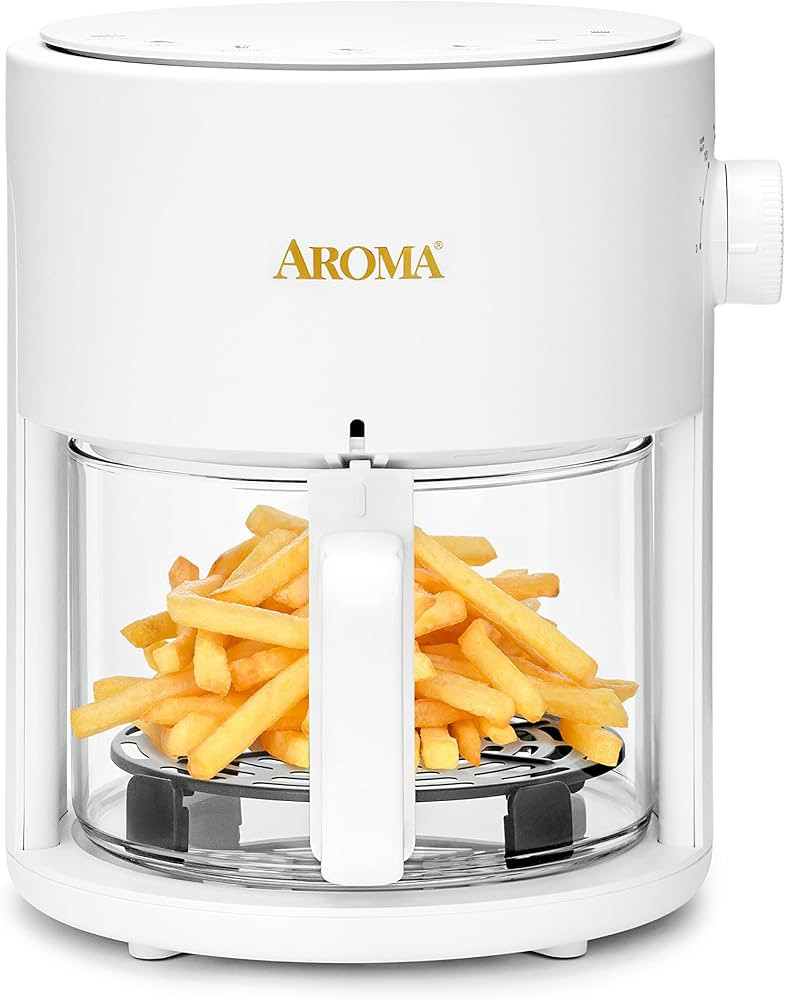 AROMA® Glass Air Fryer and Countertop Convection Oven with Powerful 360Crispy™ Technology (3 Q... | Amazon (US)