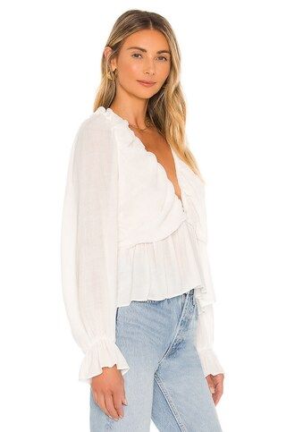 Free People Daia Top in French Vanilla from Revolve.com | Revolve Clothing (Global)
