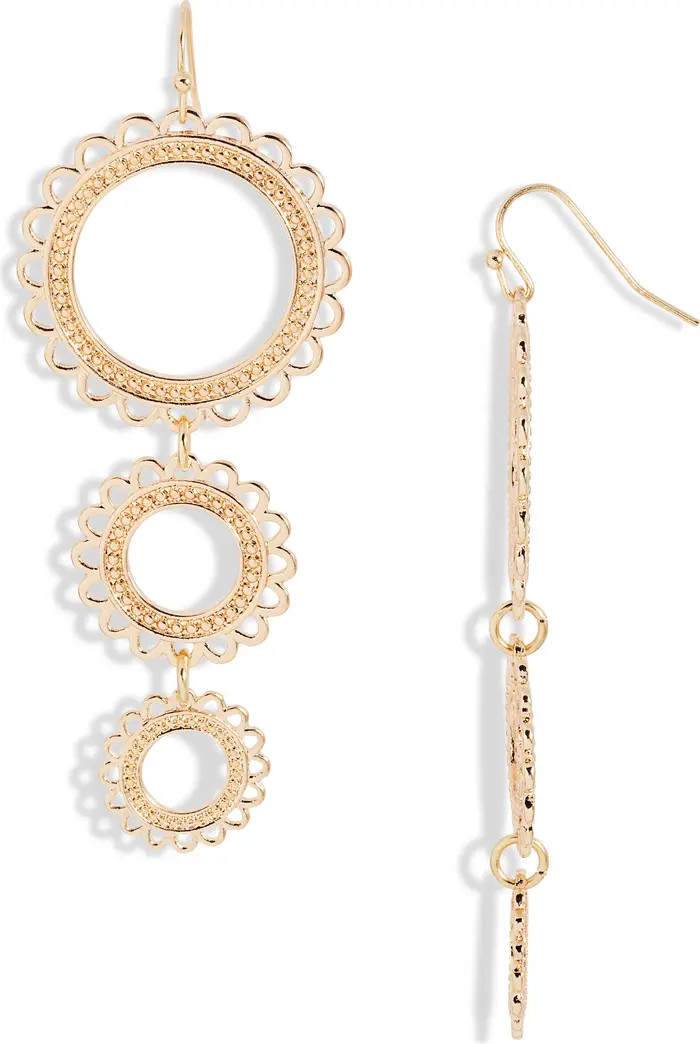Stella + Ruby Bella Filigree Drop Earrings | Nordstrom | Nordstrom