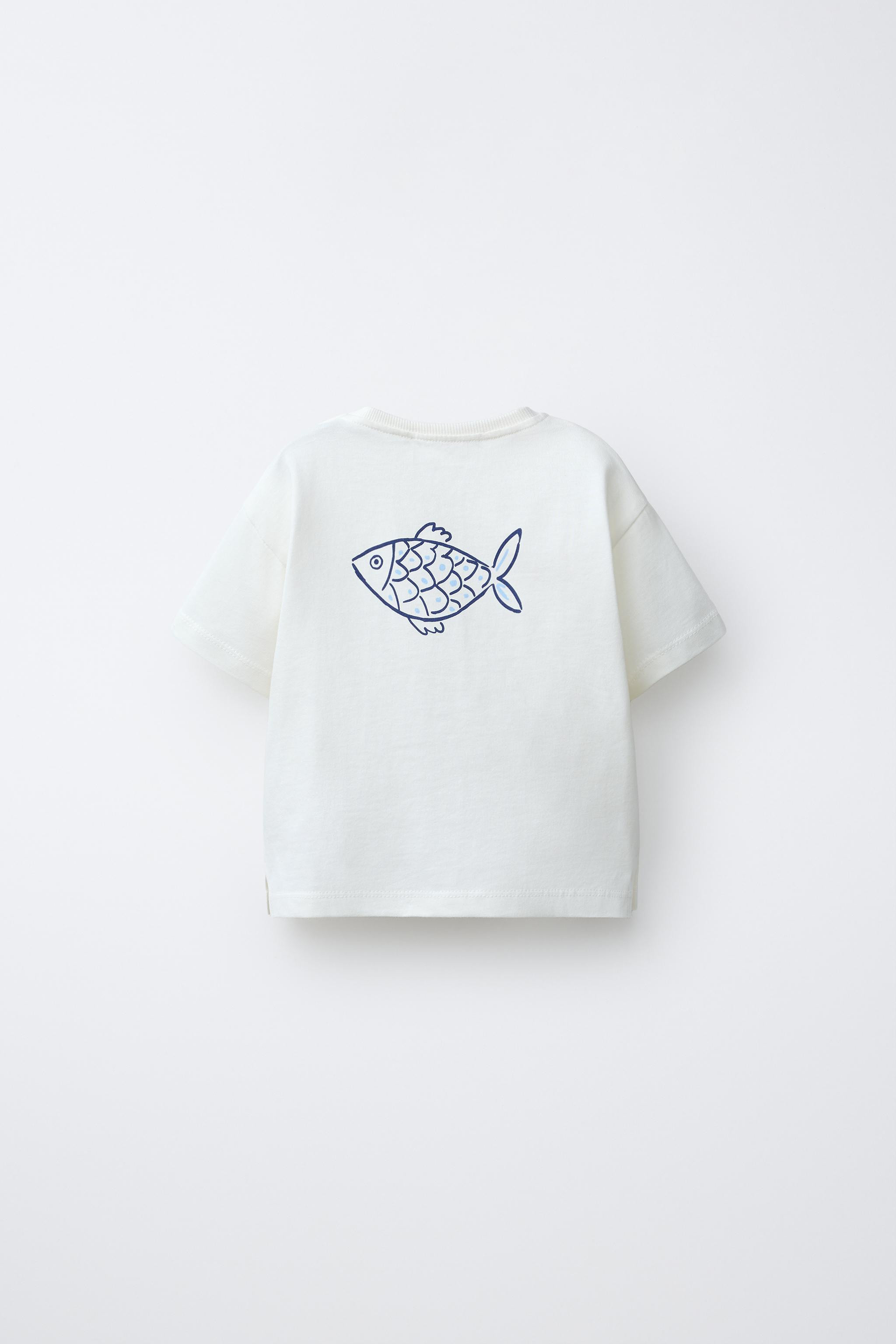 FISH PRINT T-SHIRT | Zara US