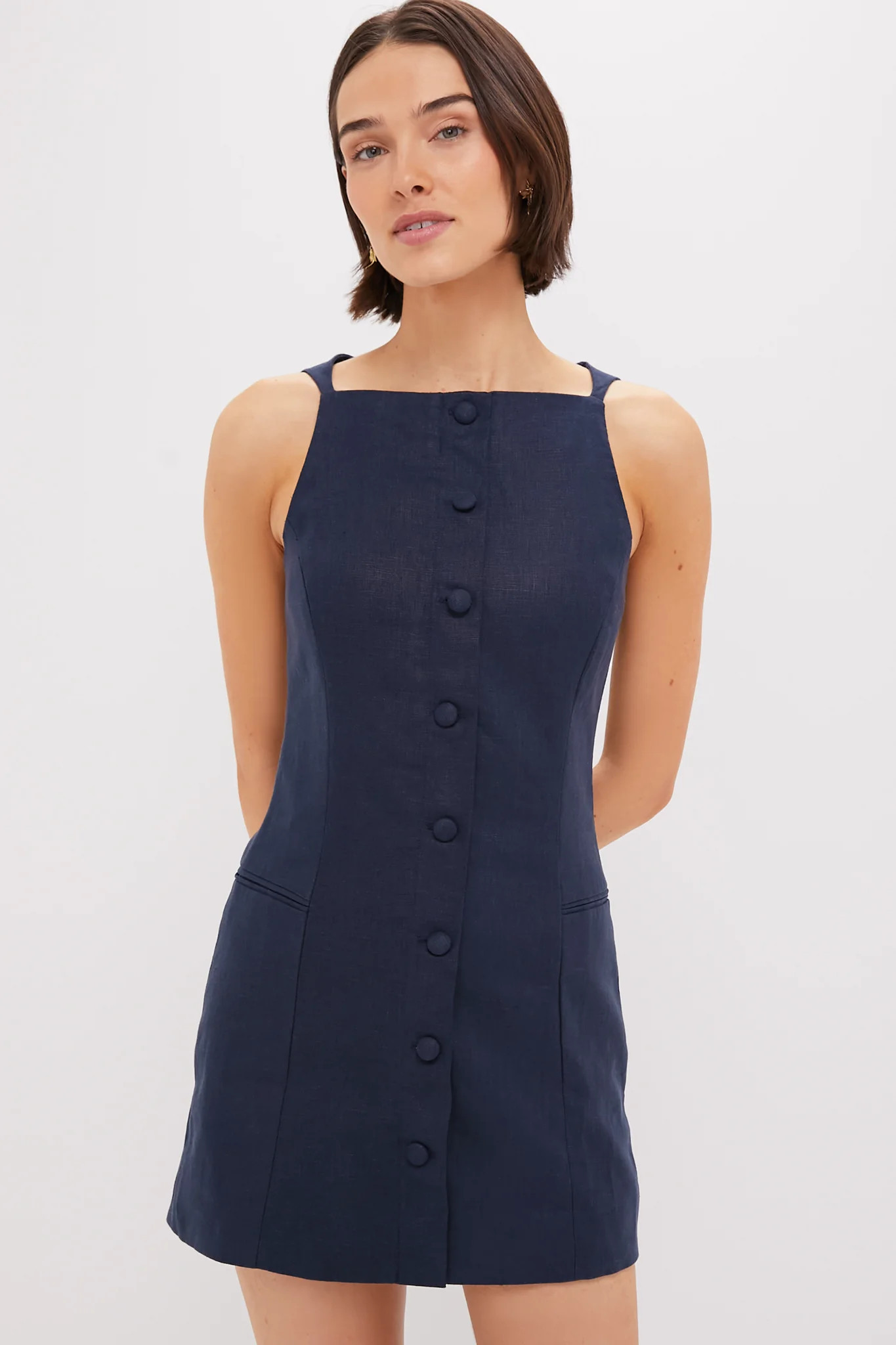 Navy Ambra Mini Dress | Tuckernuck (US)