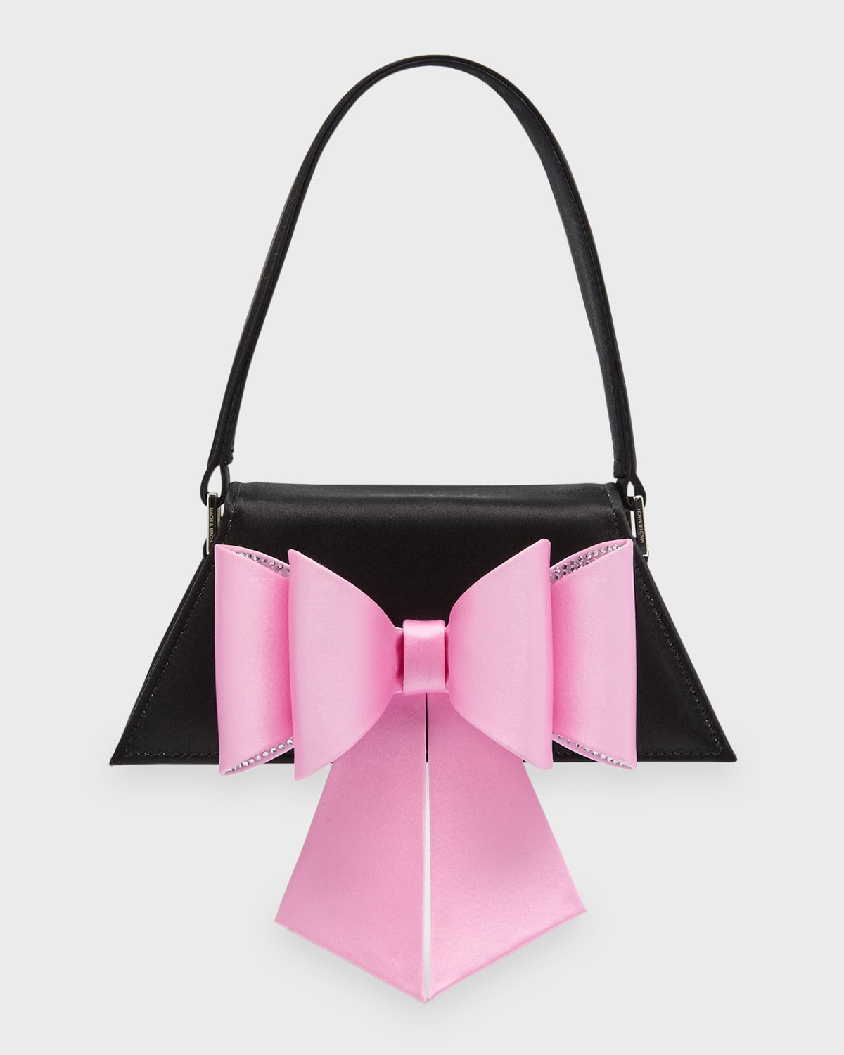 Le Cadeau Mini Bow Satin Top-Handle Bag | Neiman Marcus