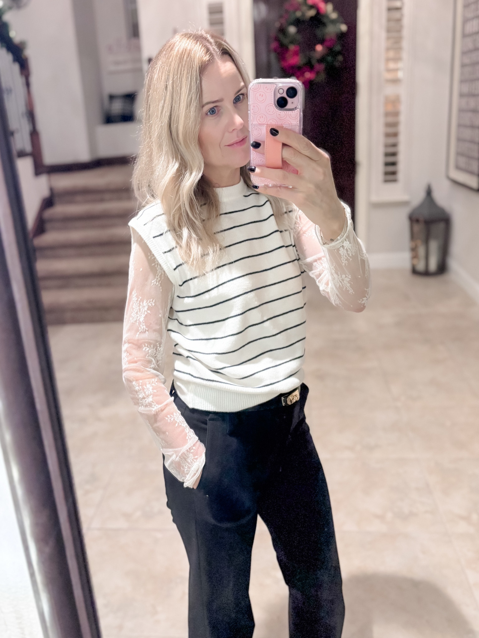 In my sweater vest era… 

#LTKSeasonal #LTKStyleTip #LTKOver40