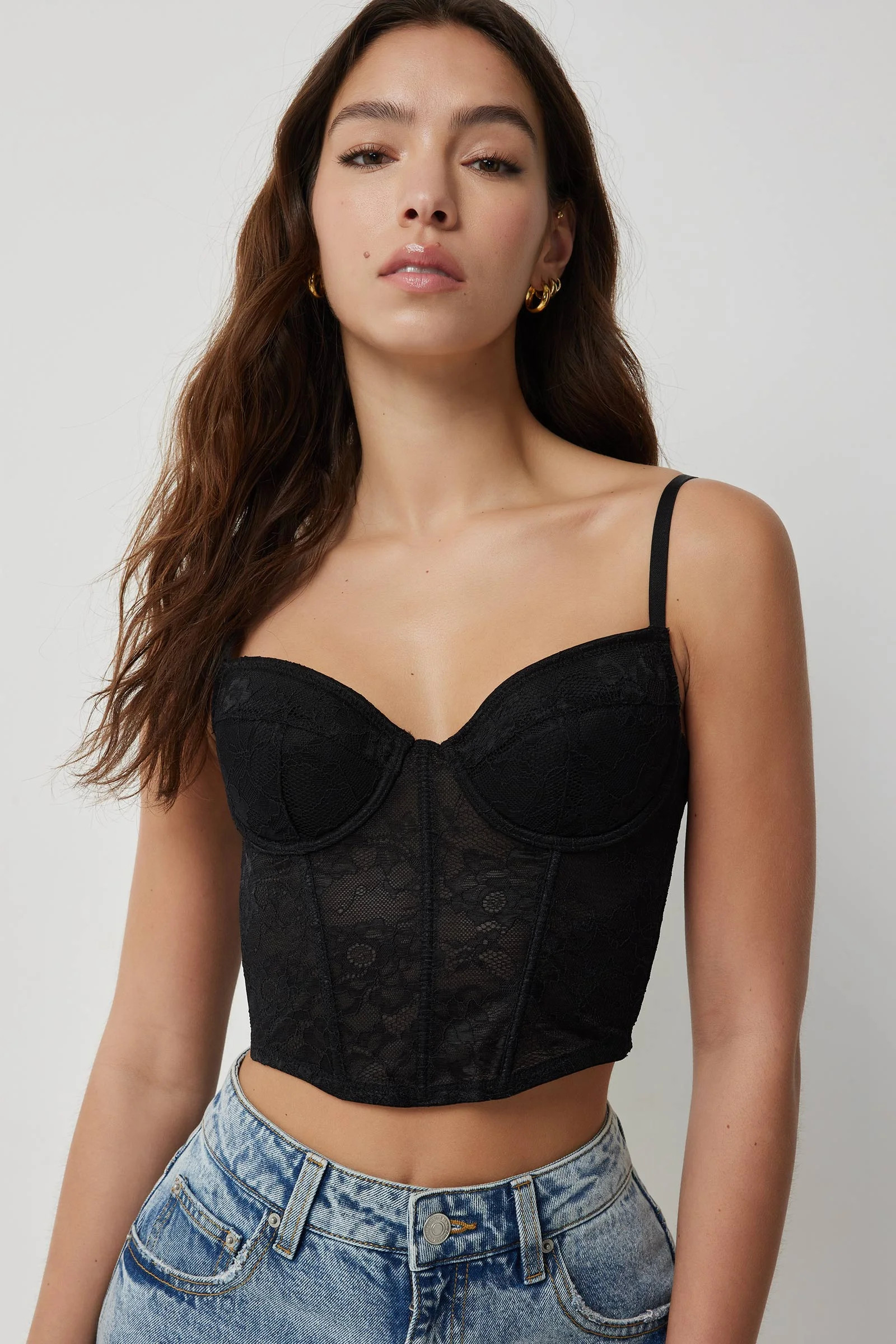 Ultra Crop Lace Bustier | Ardene