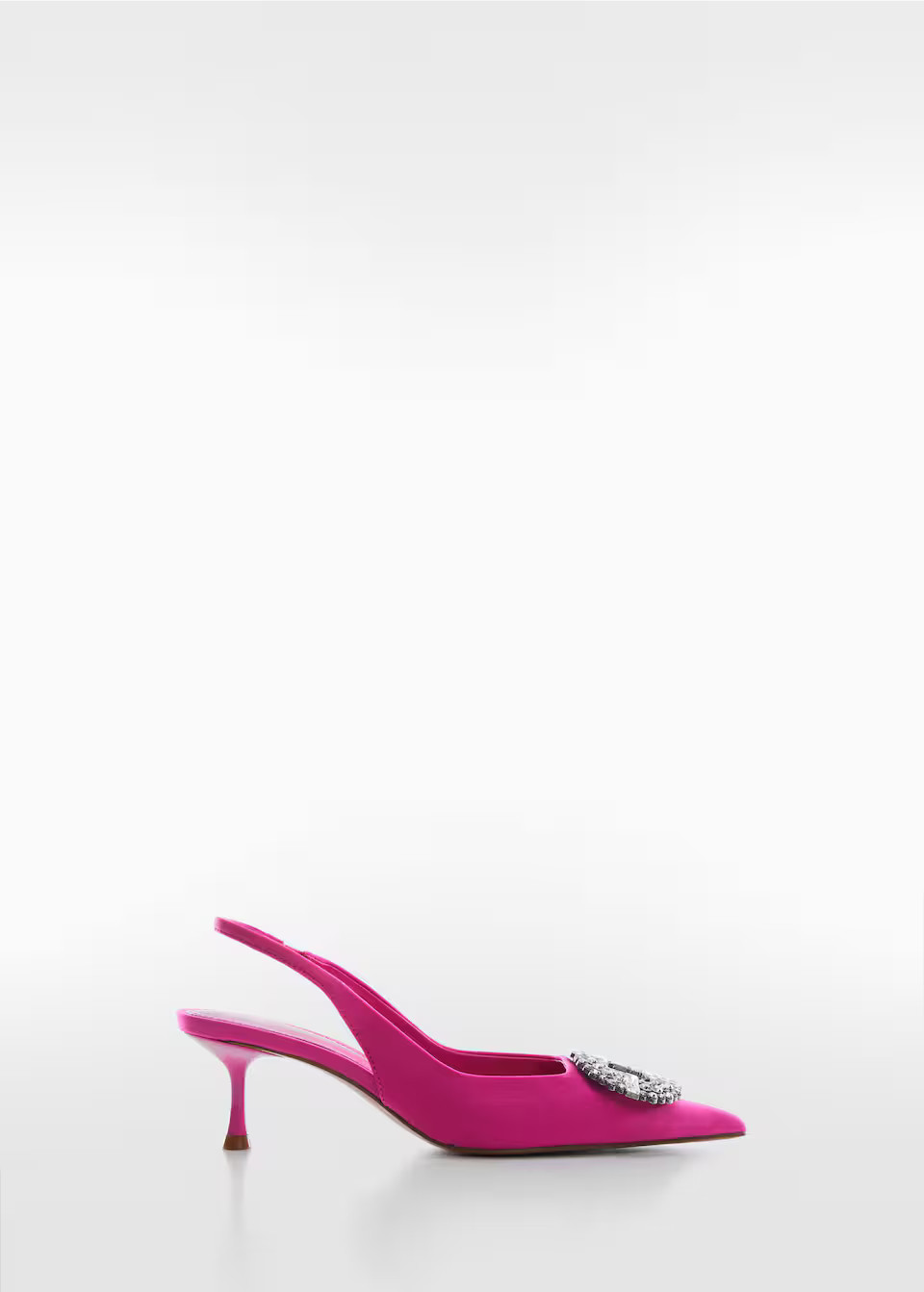 Pointed shoe with strass detail -  Women | Mango United Kingdom | MANGO (UK)