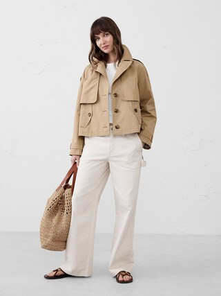 Short Trench Jacket | Banana Republic Factory