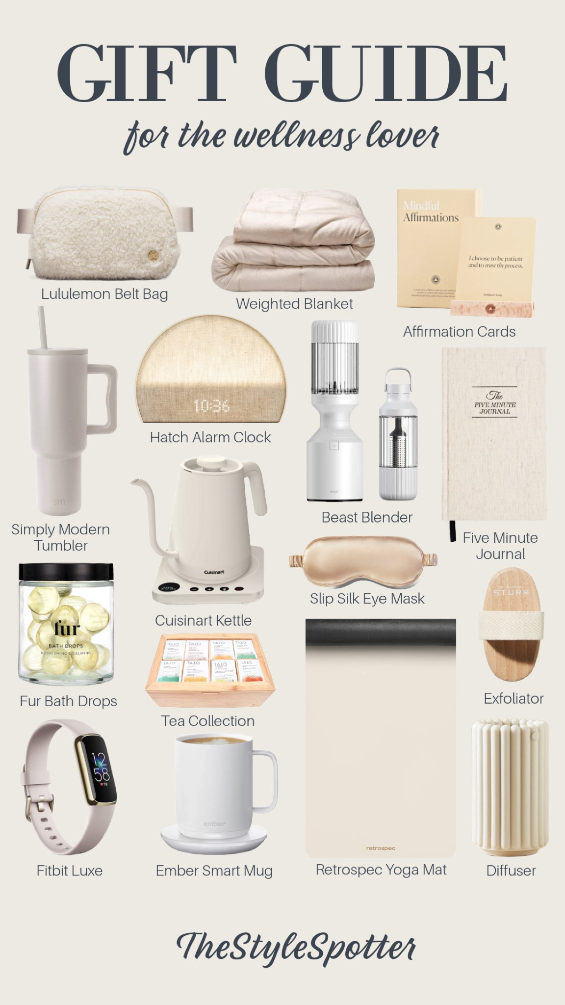 Gift Guide - For The Wellness Lover 💕 💝 
I’ve gathered my favorite gifts for the special wellness loving women in your life. These gifts are both gorgeous and practical. Happy Shopping! 🎄 
Shop the Gift Guide 👇🏼 🤶 

#LTKSeasonal #LTKGiftGuide #LTKHoliday