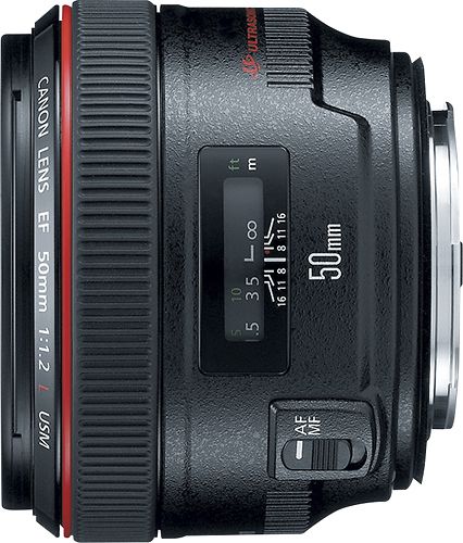 Canon EF 50mm f/1.2L USM Standard Lens Black 1257B002 - Best Buy | Best Buy U.S.