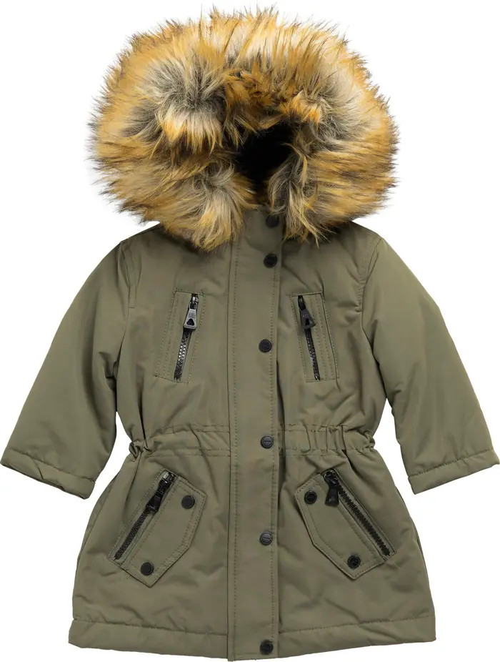 Urban Republic Ballistic Anorak Jacket with Removable Faux Fur Trim | Nordstromrack | Nordstrom Rack
