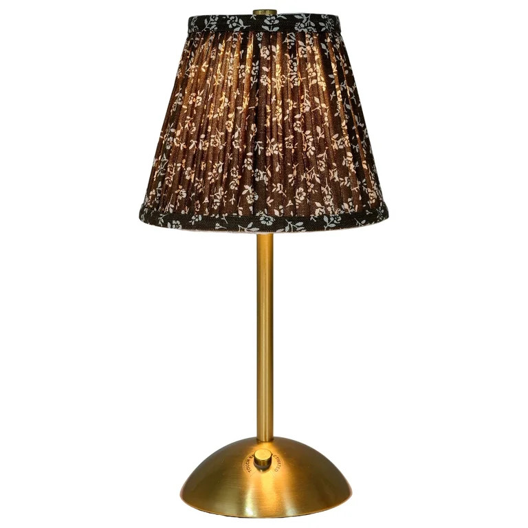 Home Decor Collection Sterling & Noble Home Brown Floral Rechargeable Table Lamp | Walmart (US)