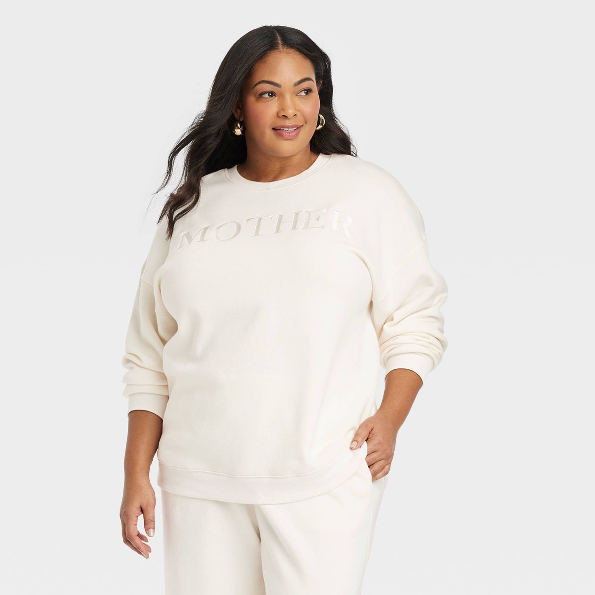 Women's Mother Graphic Sweatshirt - White | Target