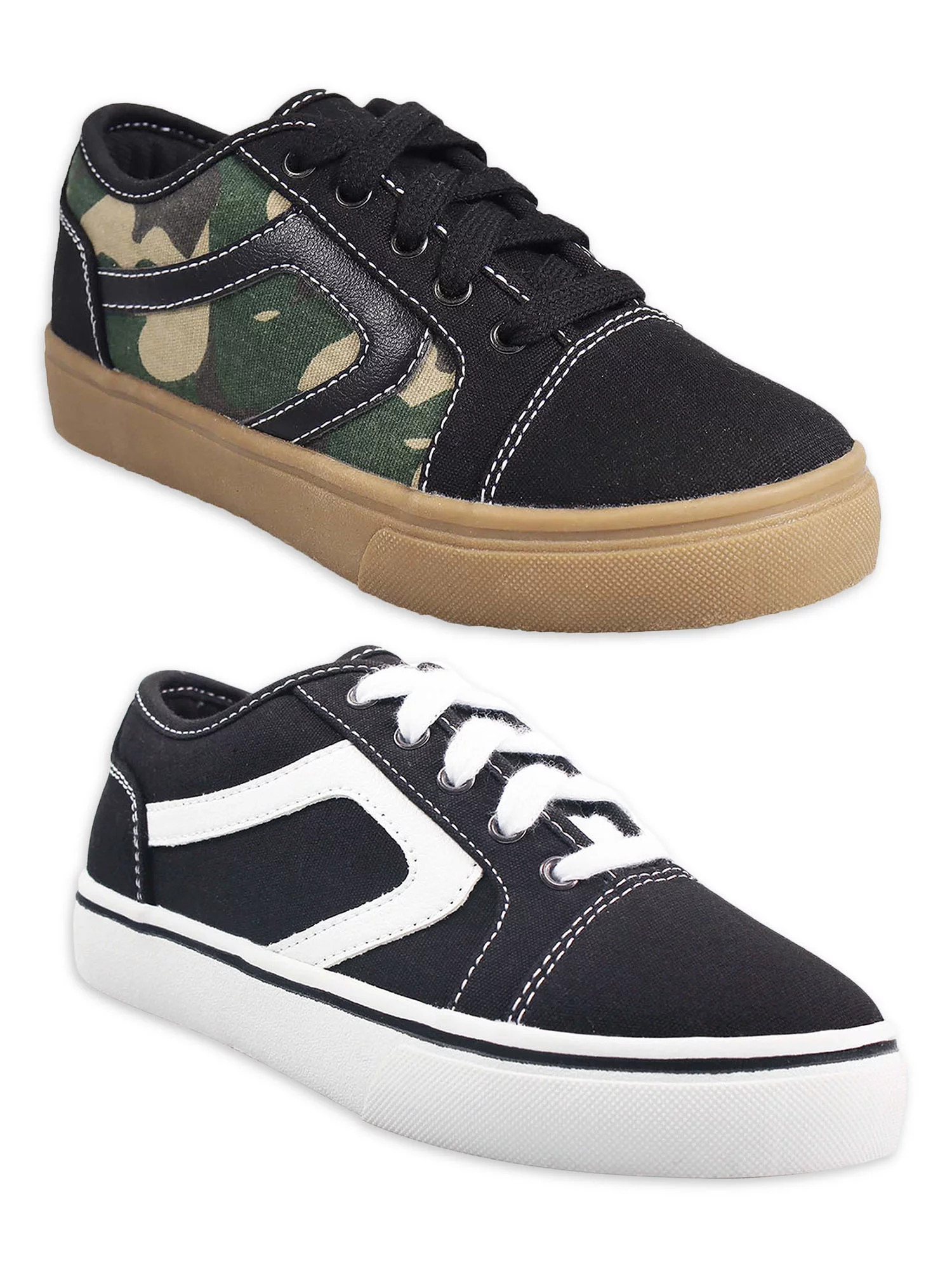 Wonder Nation Little & Big Boys Skate Shoe Bundle, Sizes 13-6 | Walmart (US)