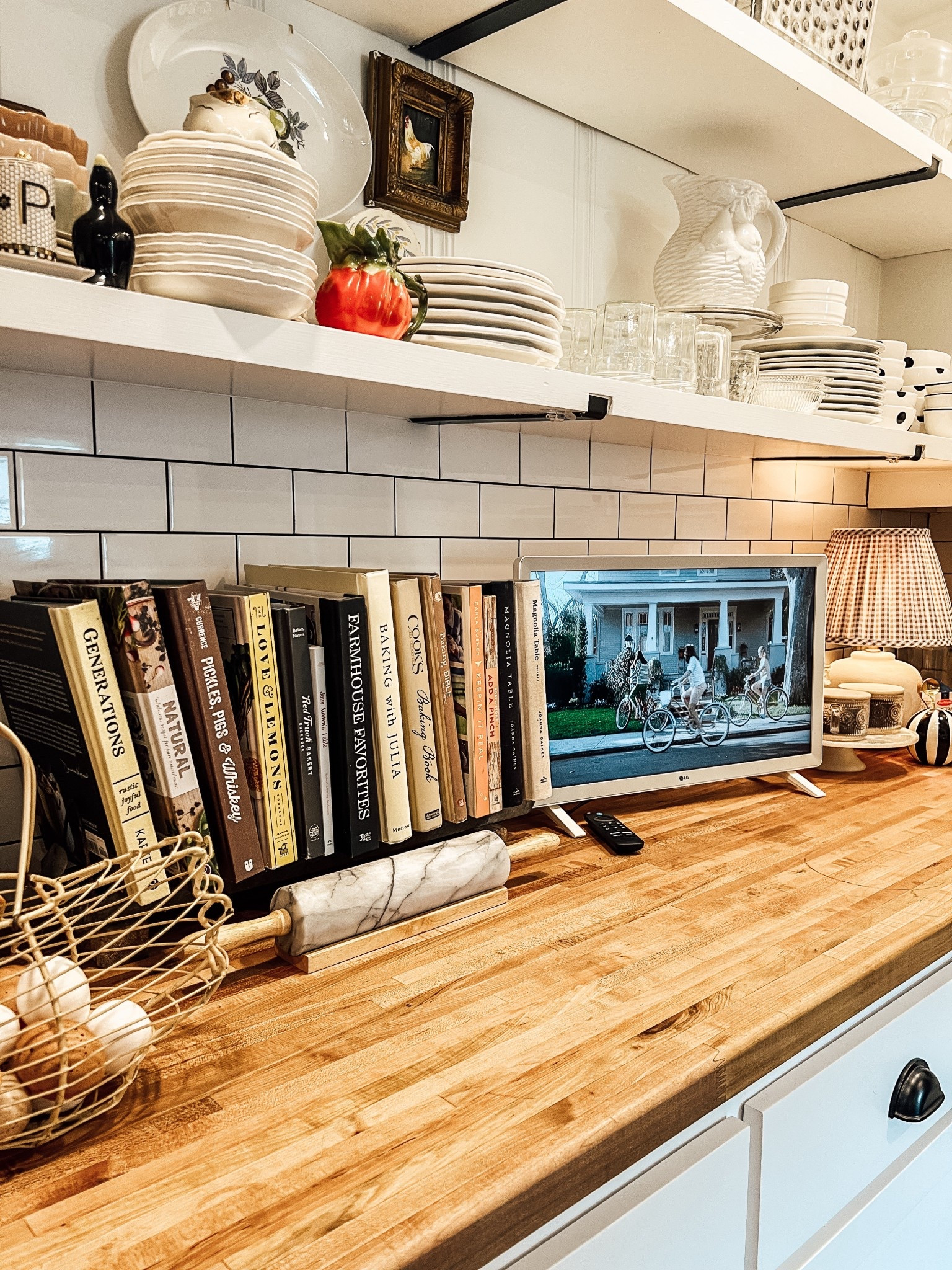 I love having a TV in the kitchen while I’m cooking/baking and tidying up! Kitchen Must Have, Kitchen Decor

#LTKSeasonal #LTKHome #LTKSaleAlert