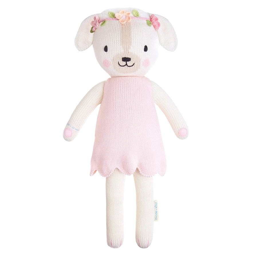 cuddle + kind Charlotte The Dog Little 13" Hand-Knit Doll – 1 Doll = 10 Meals, Fair Trade, Heir... | Amazon (US)