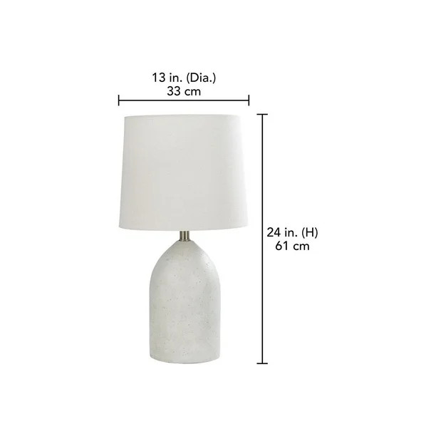 HOMETRENDS Table Lamp, 24 in., grey wash | Walmart (CA)