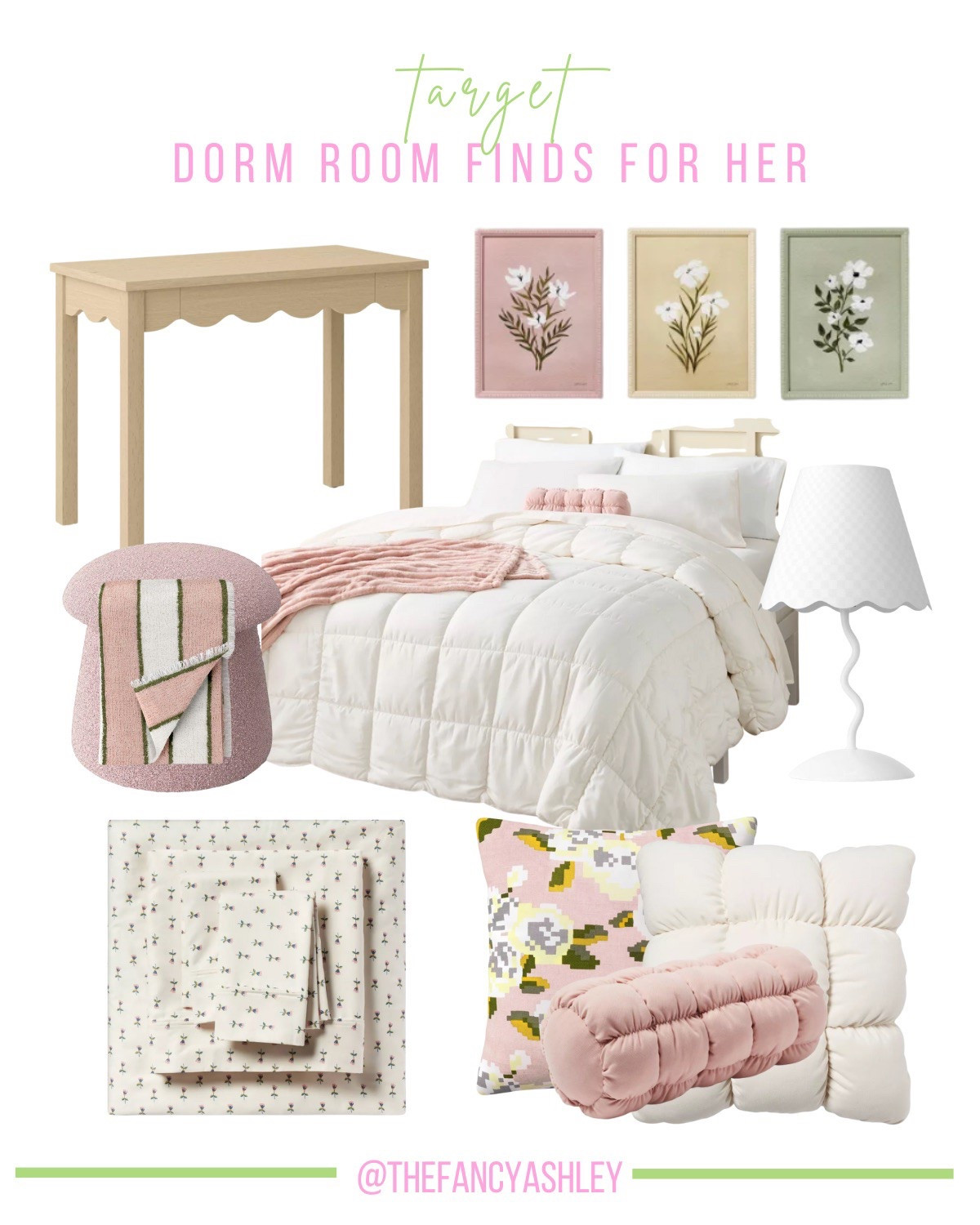 Target is out here making dorm dreams come true, and I am obsessed. I found the cutest pink dorm finds ever—bedding, pillows, furniture, and all the fab little touches for her college space. If she needs college dorm essentials, these are it!!

#LTKHome #LTKSeasonal #LTKTravel