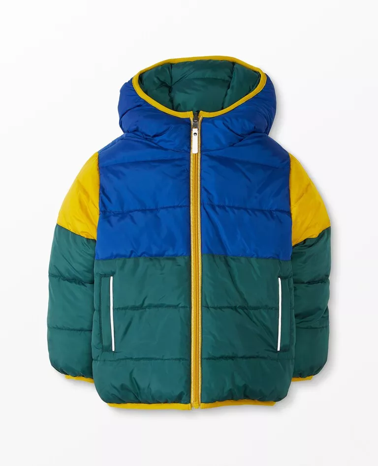 Colorblock Reversible Puffer Jacket curated on LTK